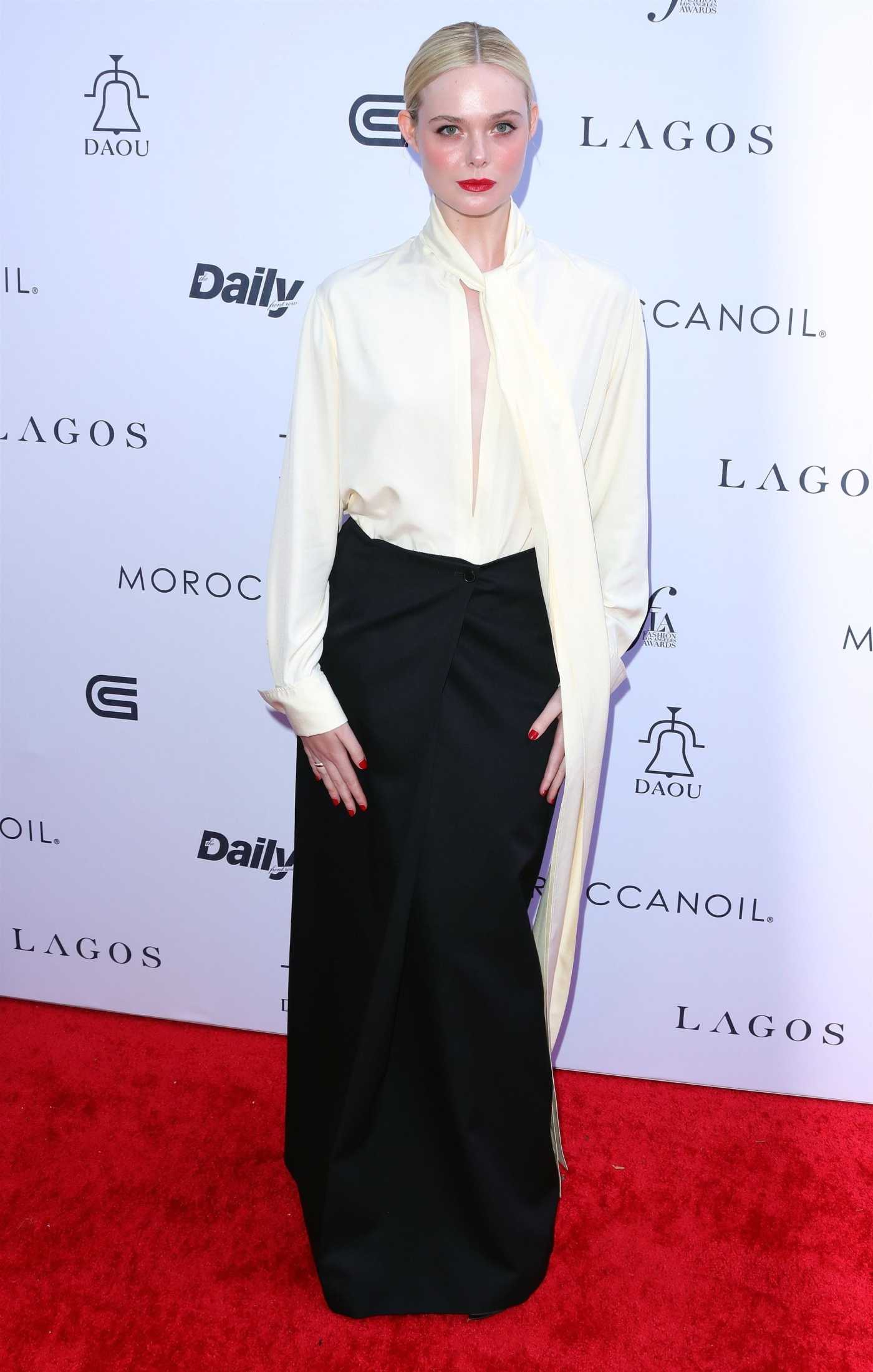 Elle Fanning Attends The Daily Front Row's Seventh Annual Fashion Los Angeles Awards in Beverly Hills 04/23/2023