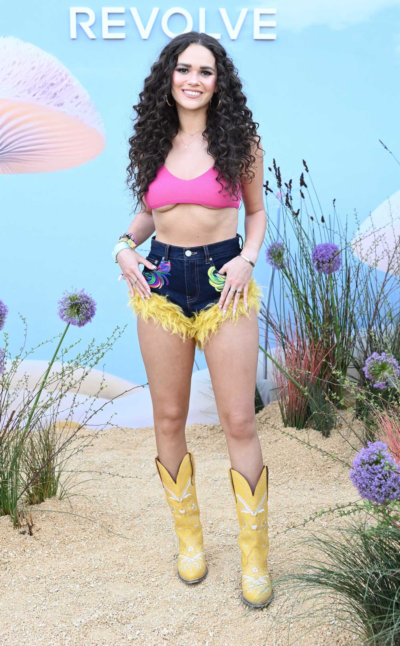 Madison Pettis Attends 2023 Revolve Festival in Thermal 04/15/2023