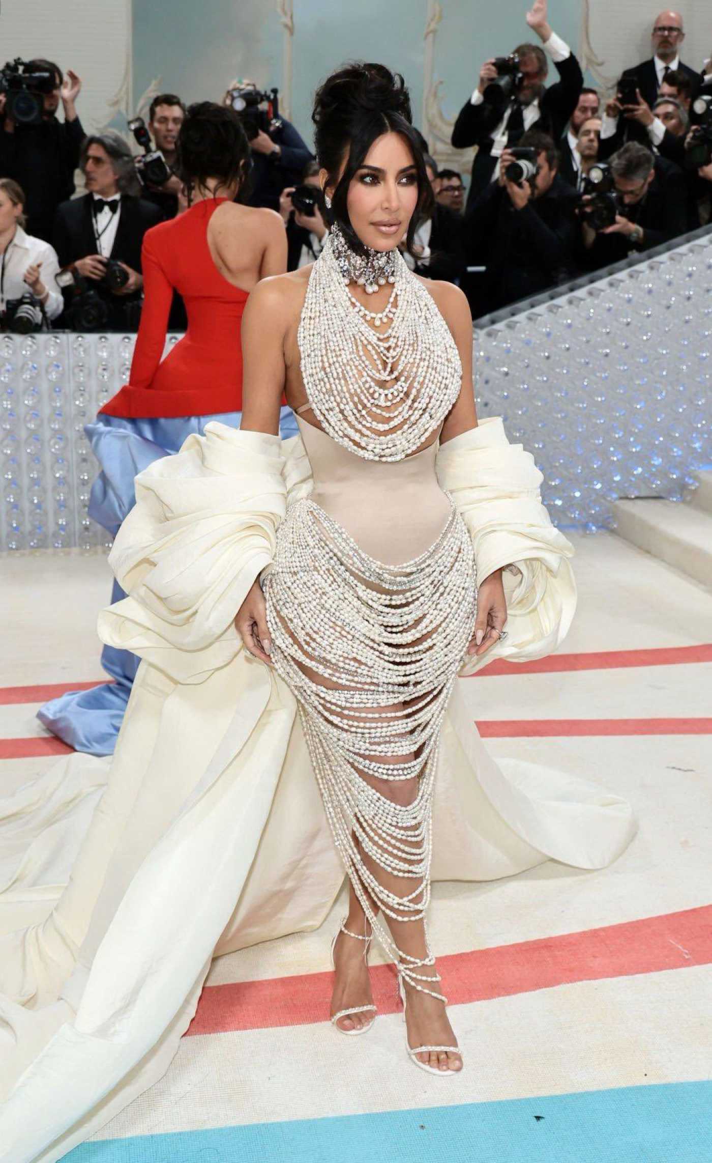 Kim Kardashian Attends 2023 Met Gala in New York City 05/01/2023