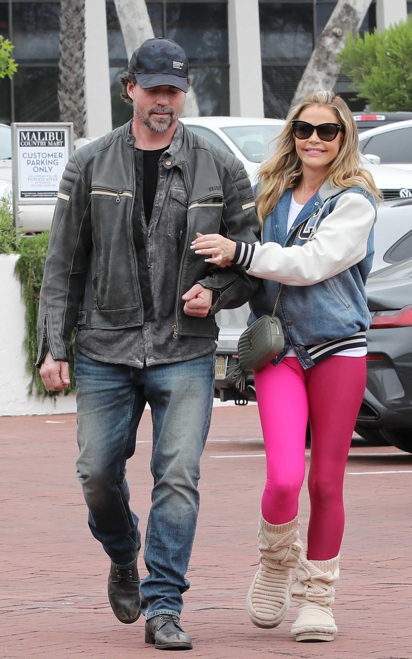 Denise Richards in a Pink Leggings Was Seen Out with Aaron Phypers in Malibu 06/06/2023