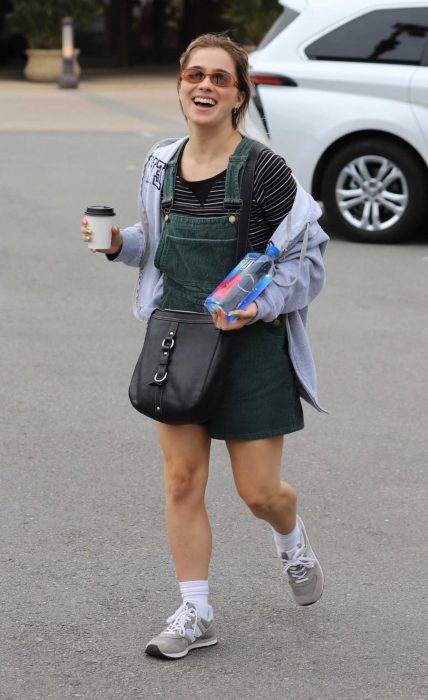 Haley Lu Richardson in a New Balance Sneakers
