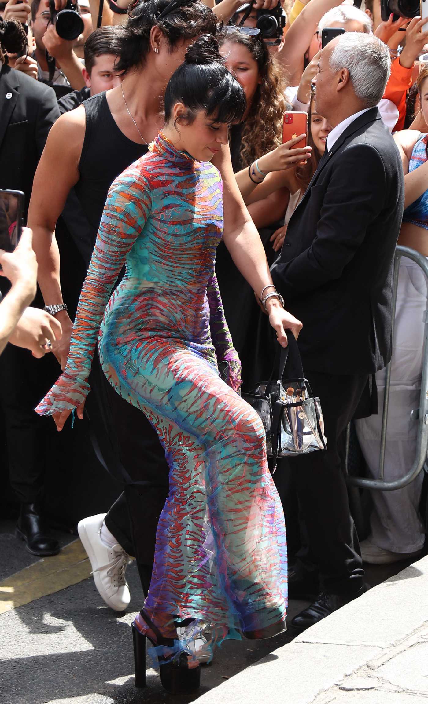 Camila Cabello Attends the Jean Paul Gaultier Fashion Show During 2023 Paris Fashion Week in Paris 07/05/2023