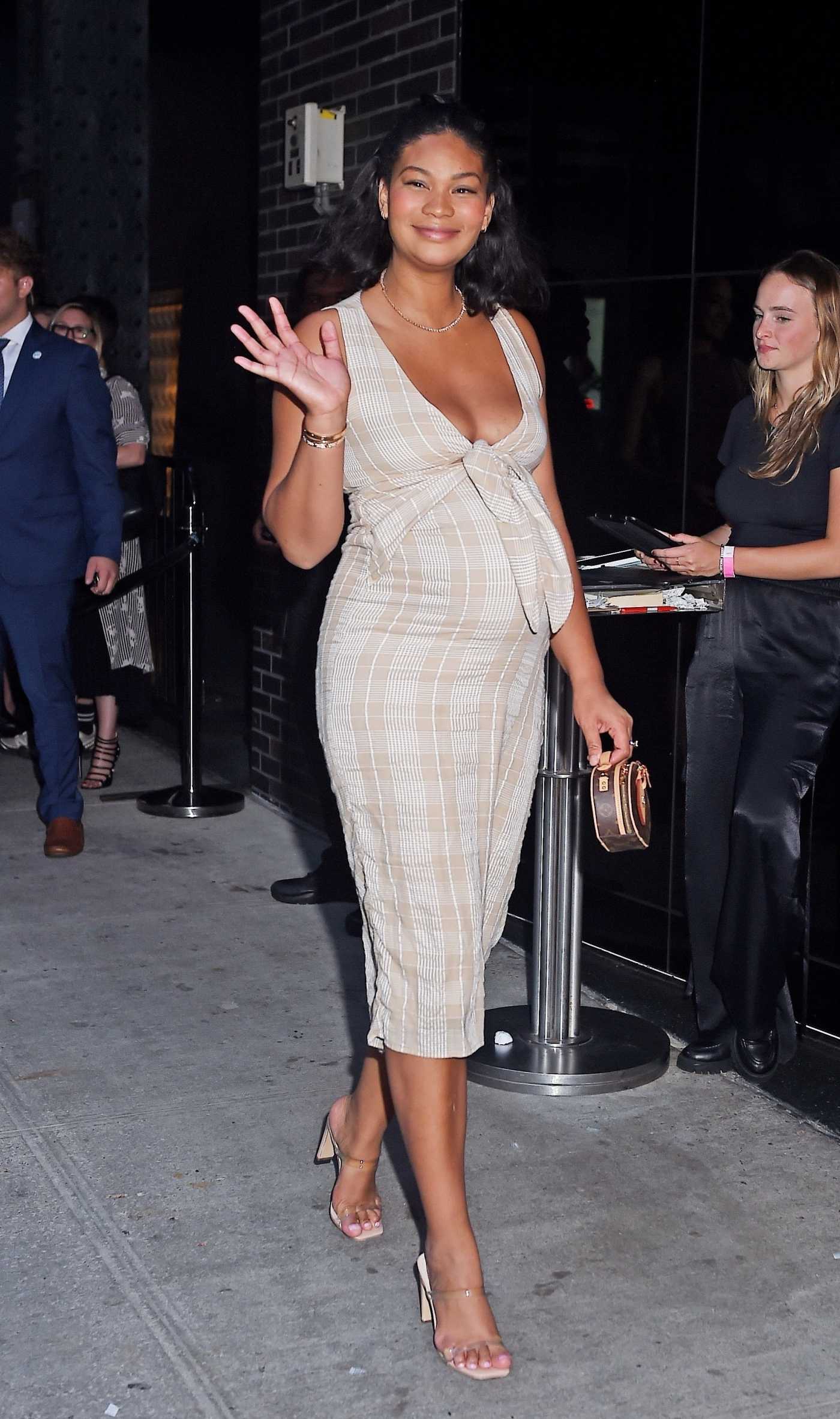 Chanel Iman Arrives at the Boom Boom Room for an Expedia Event in New York 07/18/2023