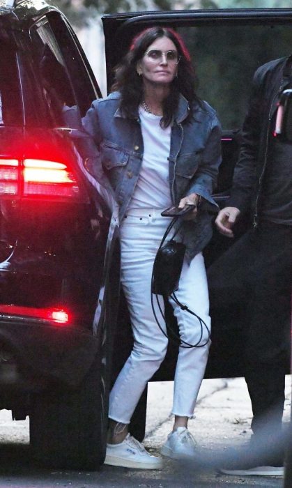 Courteney Cox in a White Pants