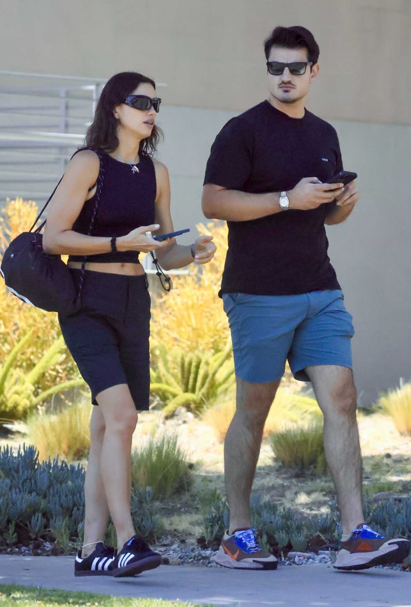 Irina Shayk in a Black Top Was Spotted Out with a Mystery Man in Los Angeles 07/21/2023