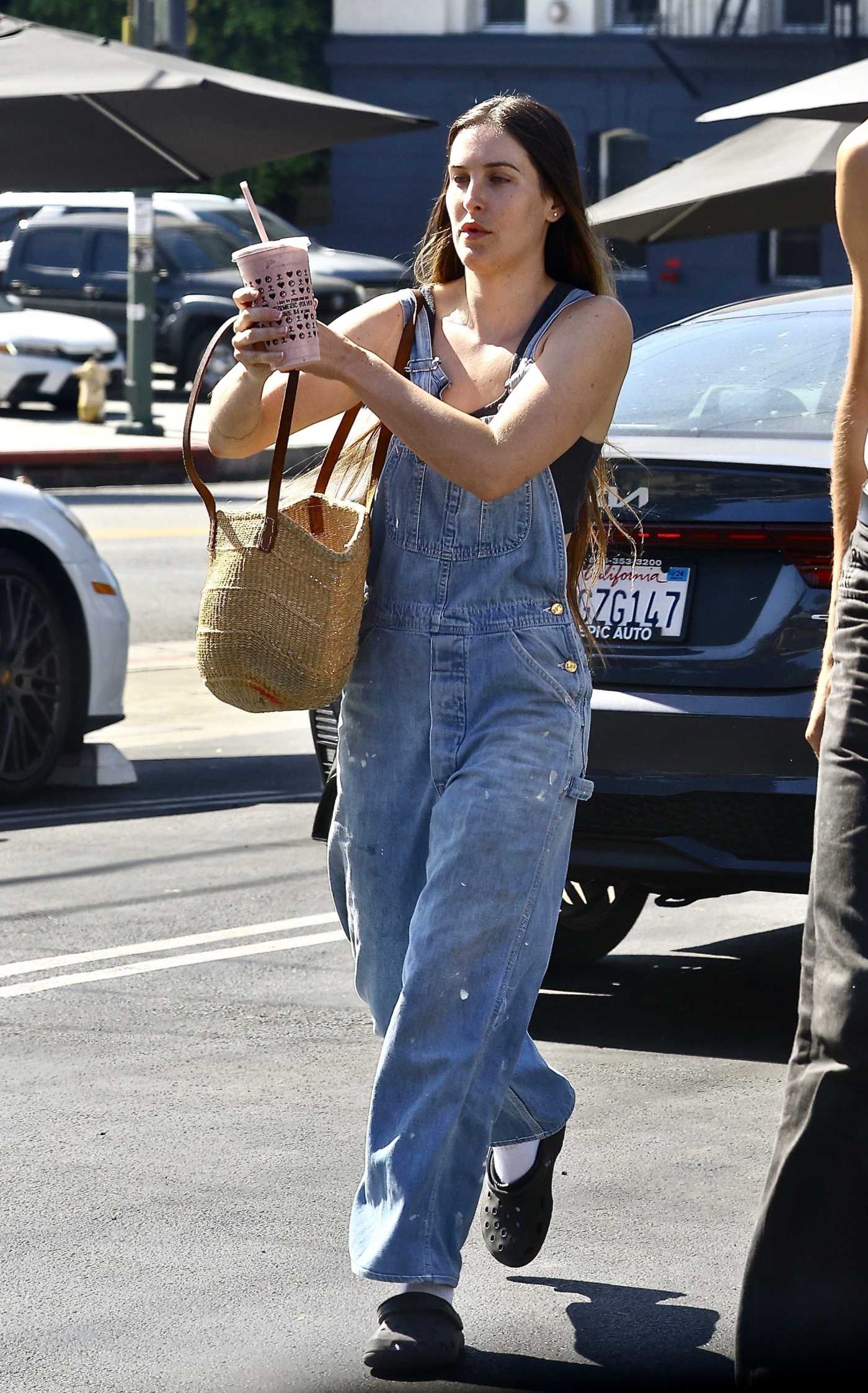 Scout Willis in a Denim Jumpsuit Was Spotted Out with a Friend in Los Feliz 08/03/2023