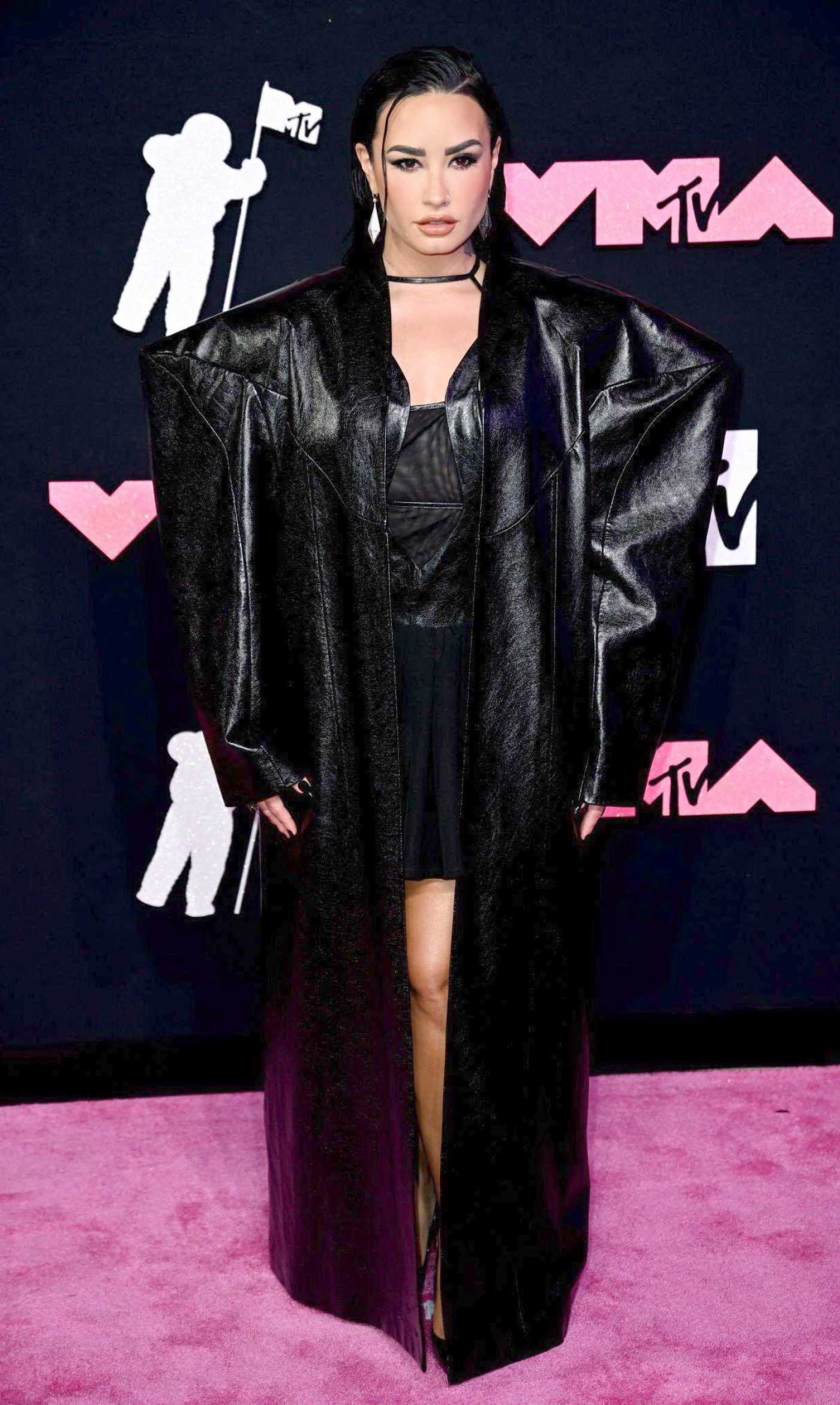 Demi Lovato Attends 2023 MTV Video Music Awards in Newark 09/12/2023