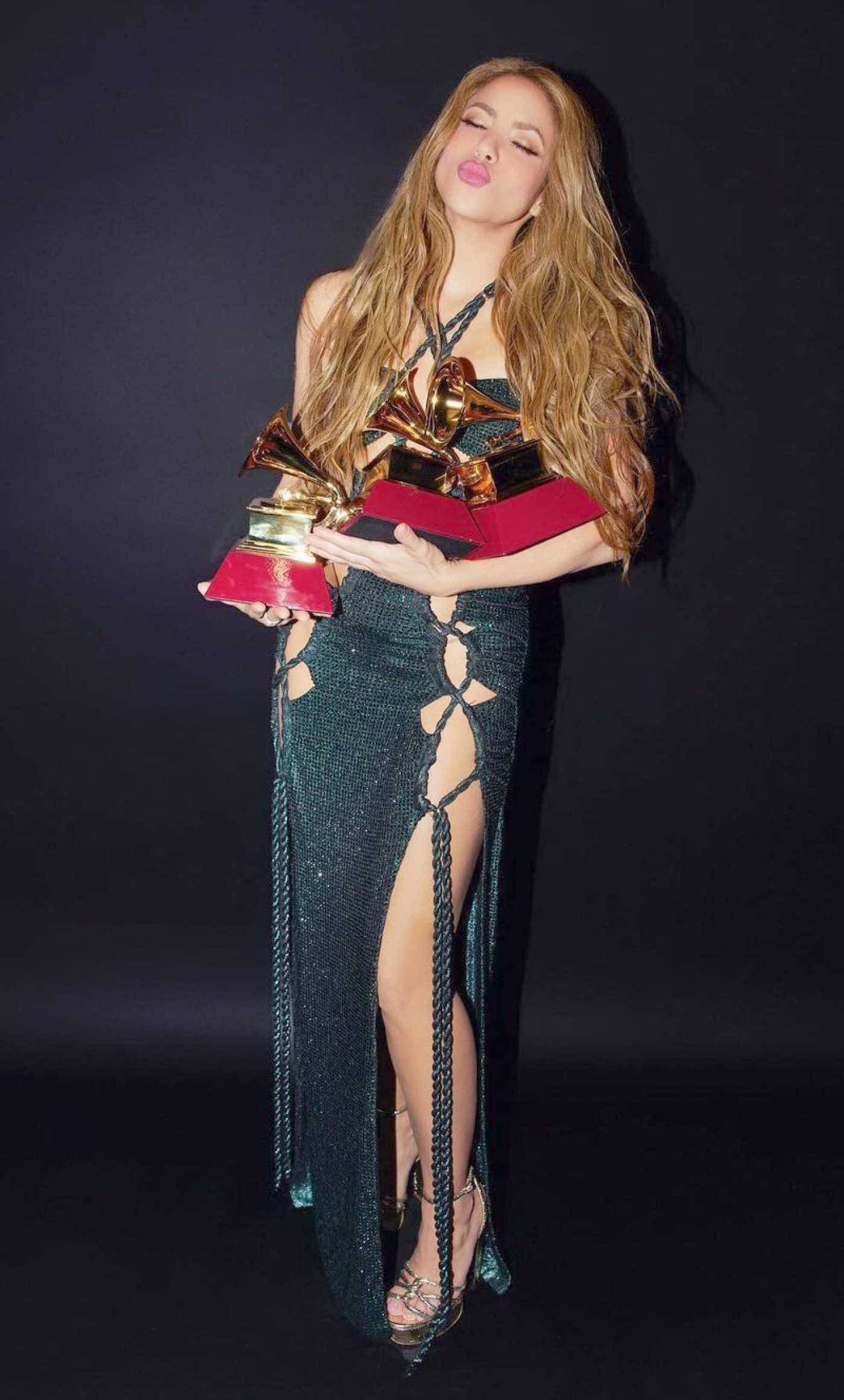 Shakira Attends the 24th Annual Latin Grammy Awards in Seville 11/16/2023