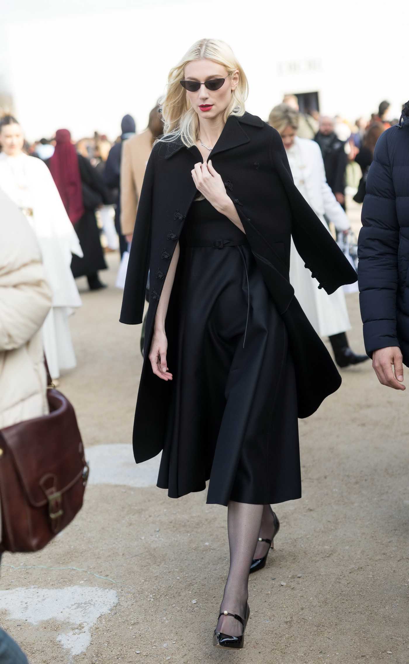 Elizabeth Debicki Attends the Christian Dior Fashion Show During 2024 Paris Fashion Week in Paris 02/27/2024
