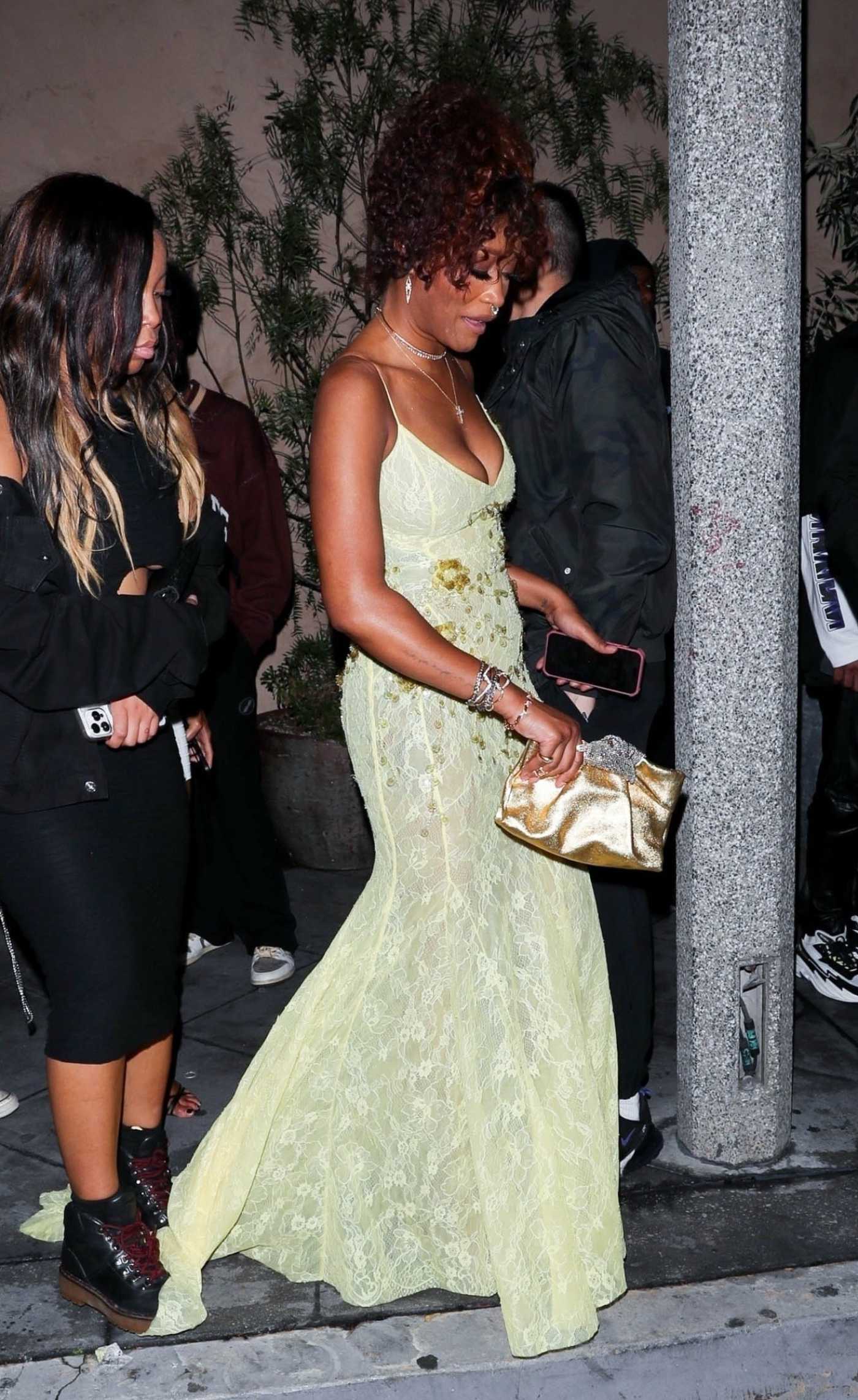 Keke Palmer Exits a Pre-Grammy Party at The Fleur Room in West Hollywood 02/03/2024