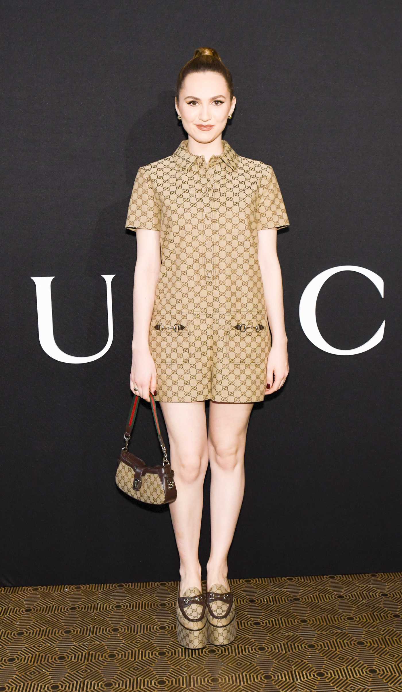 Maude Apatow Attends the Gucci New York Wooster Boutique Reopening in New York City 02/10/2024