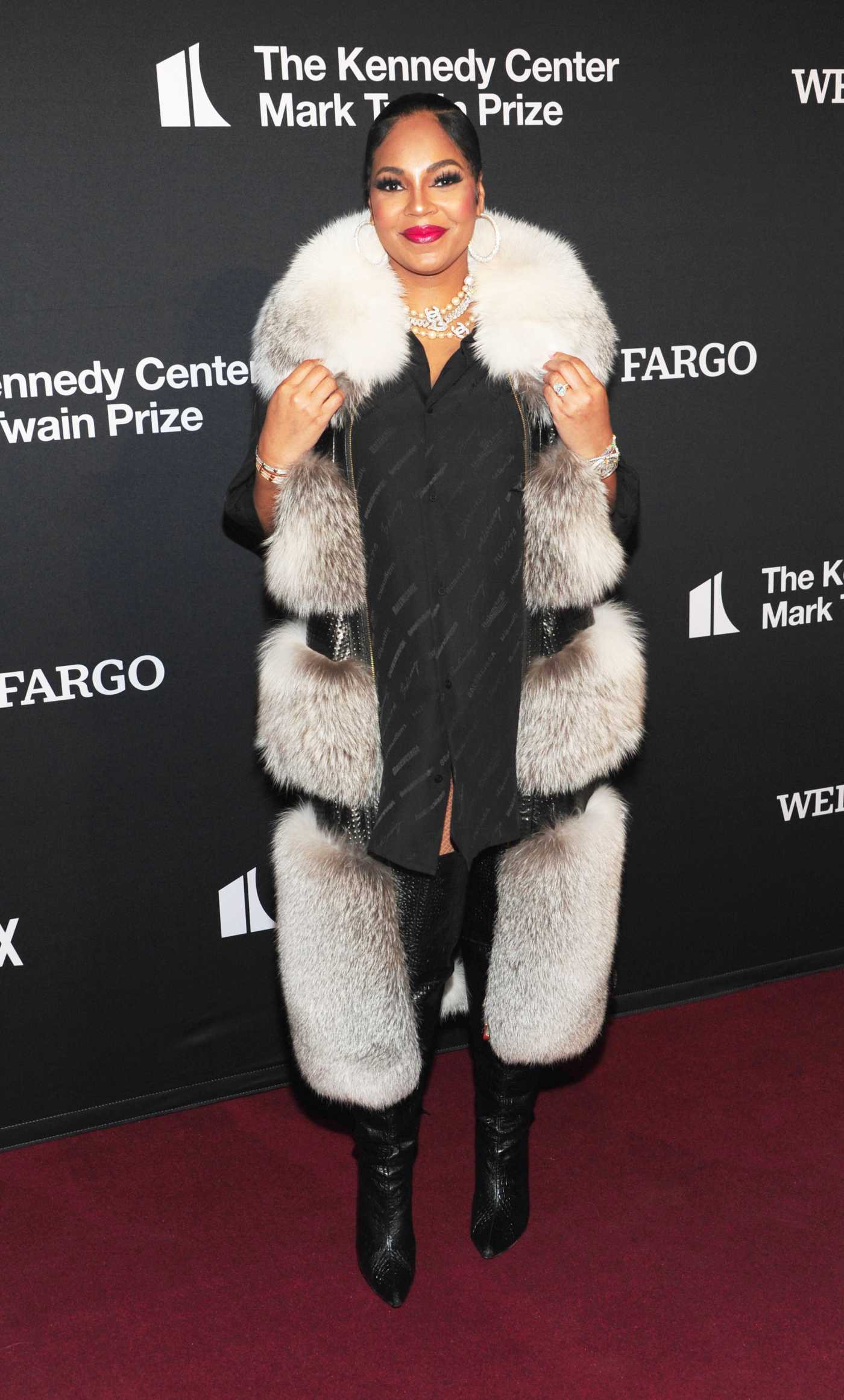 Ashanti Attends the 25th Annual Mark Twain Prize for American Humor at The Kennedy Center in Washington 03/24/2024