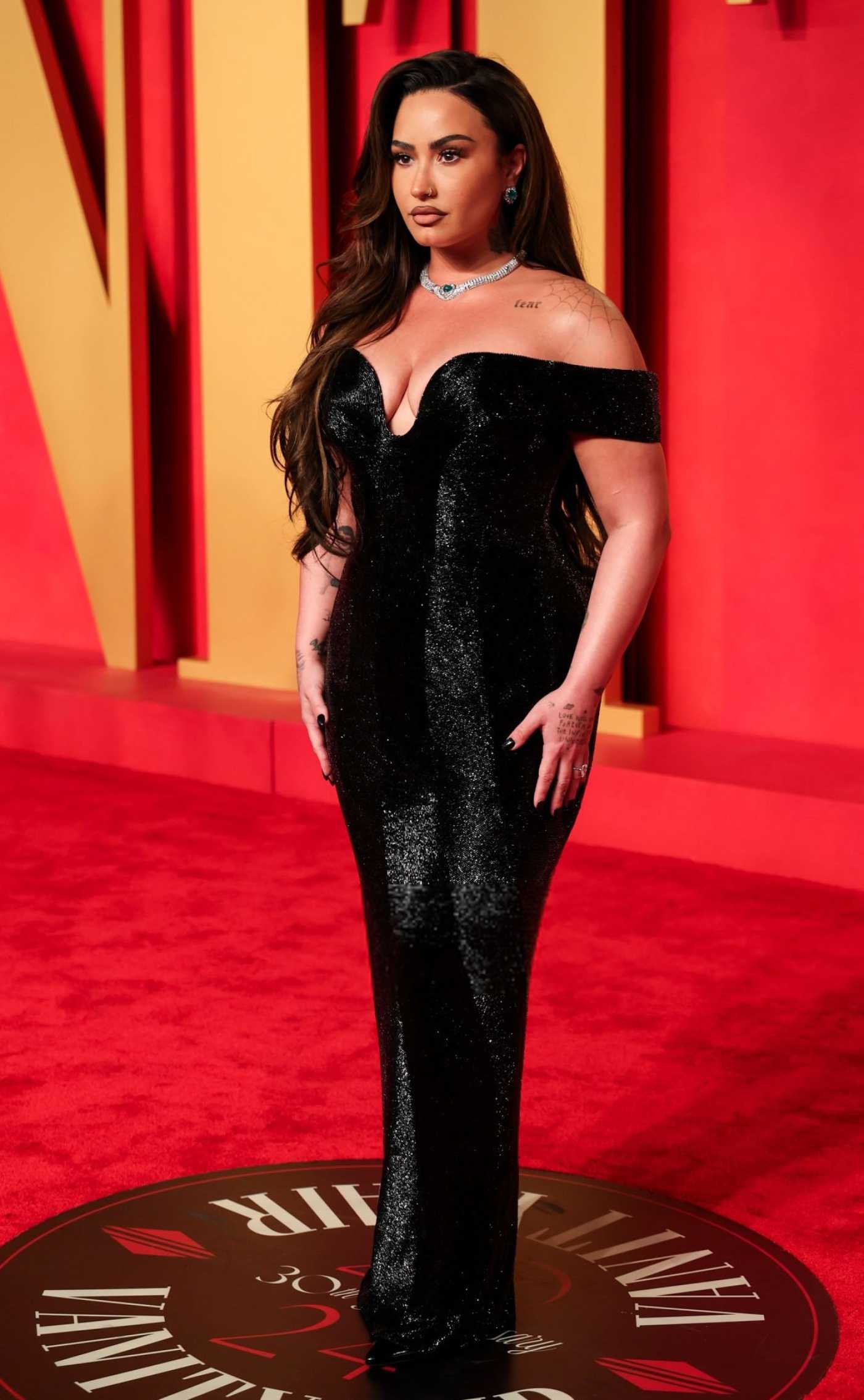 Demi Lovato Attends 2024 Vanity Fair Oscar Party in Los Angeles 03/10/2024
