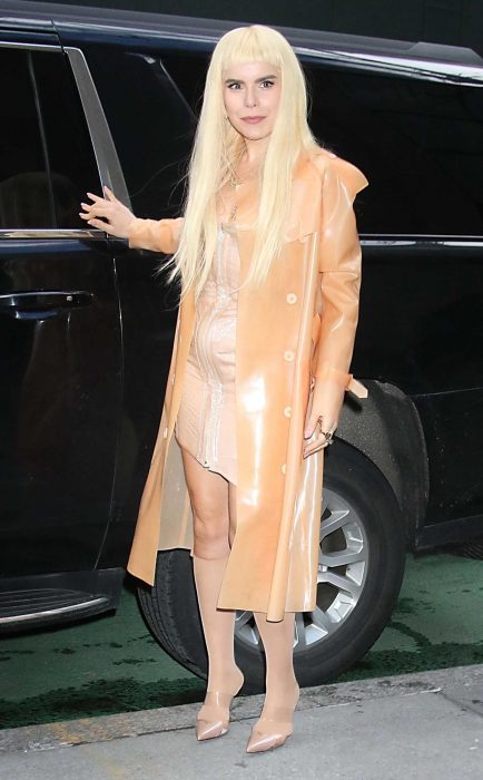 Paloma Faith in a Beige Trench Coat