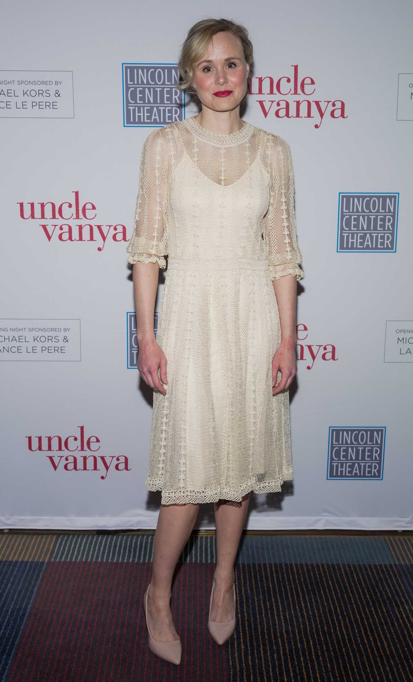 Alison Pill Attends Uncle Vanya Broadway Revival Opening Night at Vivian Beaumont Theater in New York 04/24/2024