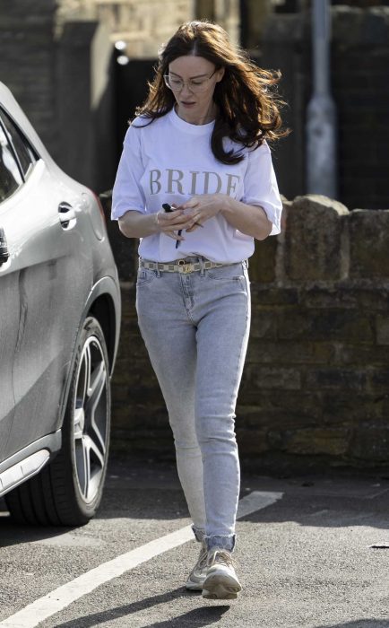 Chanelle Hayes in a White Tee