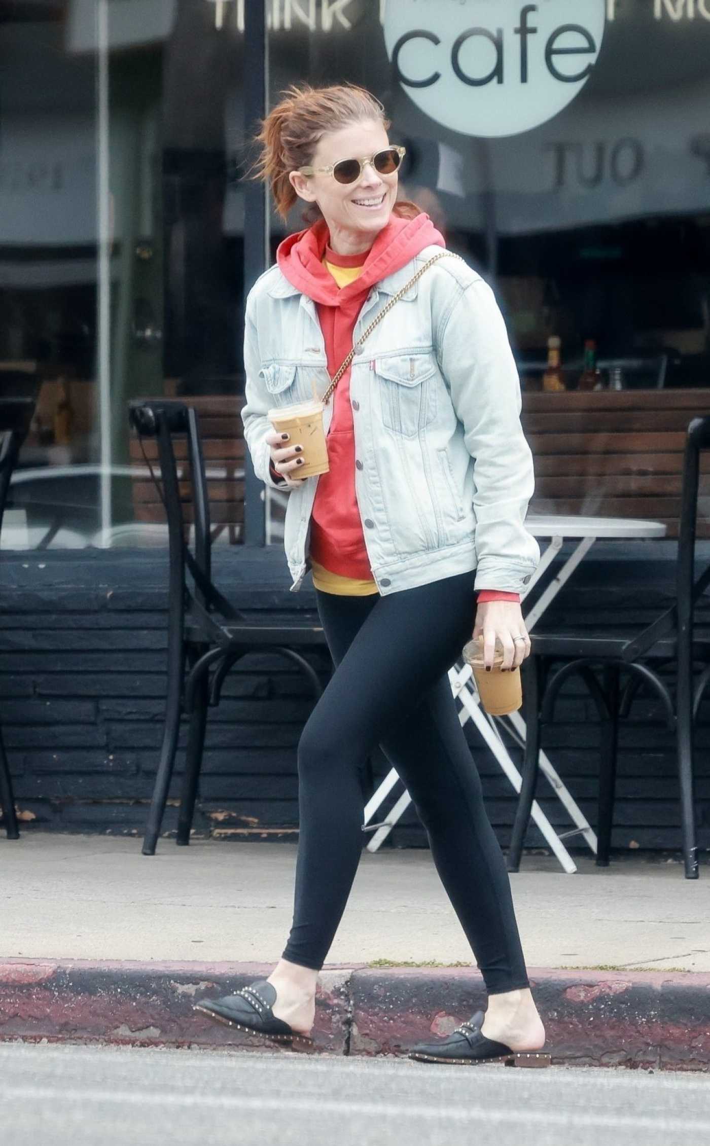 Kate Mara in a Blue Denim Jacket Was Seen Out in Los Feliz 04/26/2024