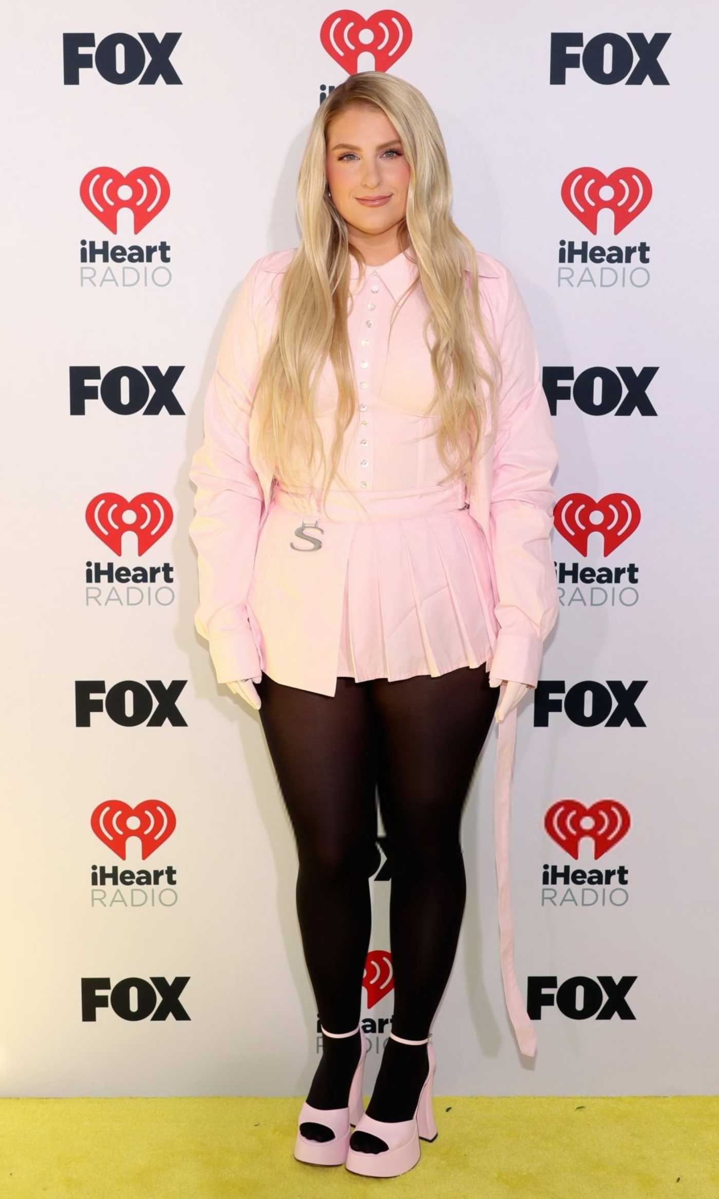 Meghan Trainor Attends 2024 iHeartRadio Music Awards at Dolby Theatre in Hollywood 04/01/2024