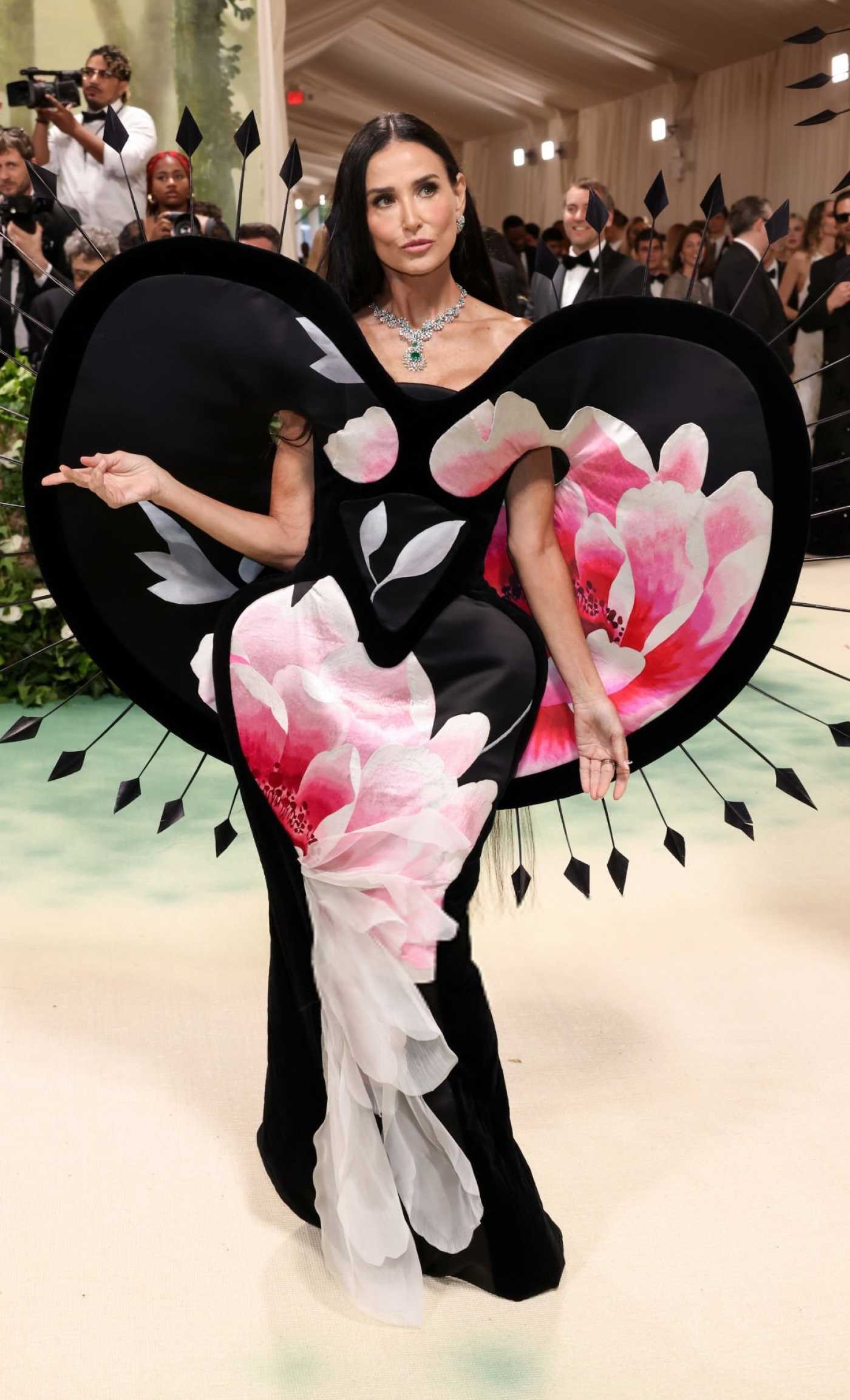 Demi Moore Attends 2024 Met Gala Celebrating Sleeping Beauties: Reawakening Fashion in New York 05/06/2024