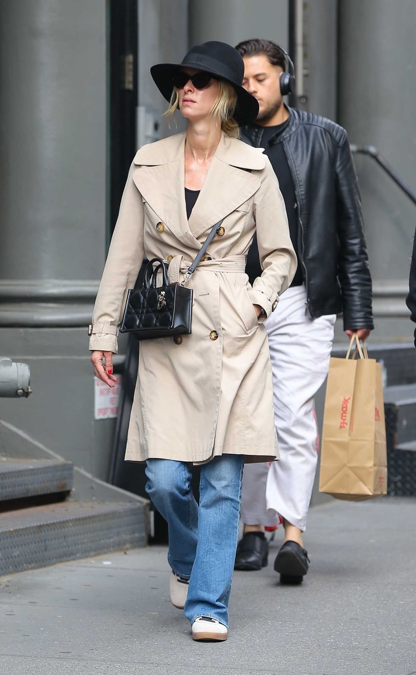 Nicky Hilton in a Beige Trench Coat Was Seen Out in New York 05/13/2024