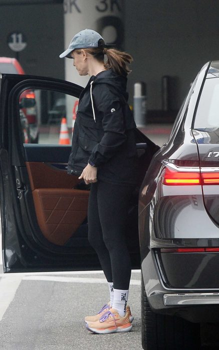 Jennifer Garner in a Black Jacket