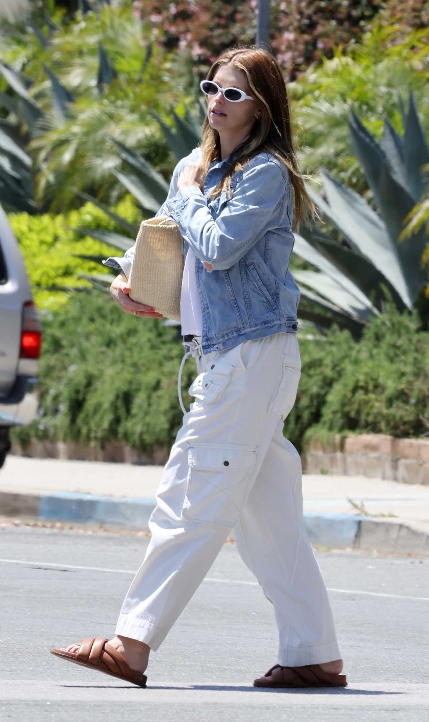 Katherine Schwarzenegger in a White Pants Was Seen Out in Santa Barbara 06/21/2024