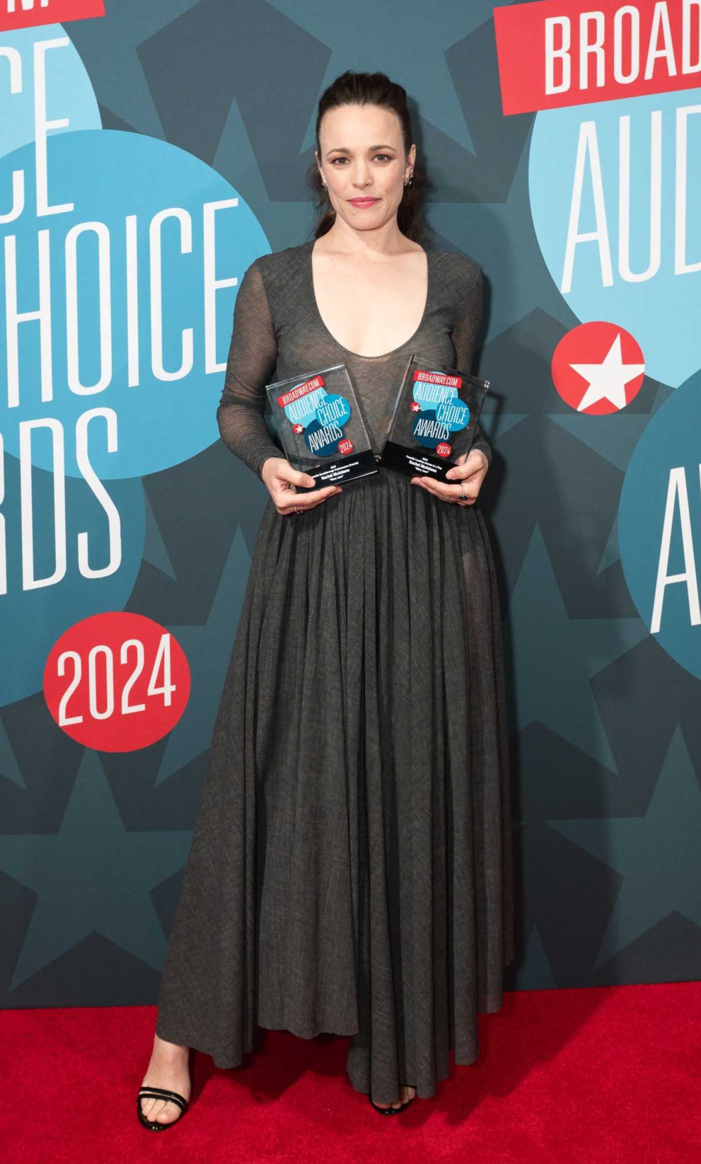 Rachel McAdams Attends the 24th Annual Broadway.com Audience Choice Awards in New York 06/06/2024