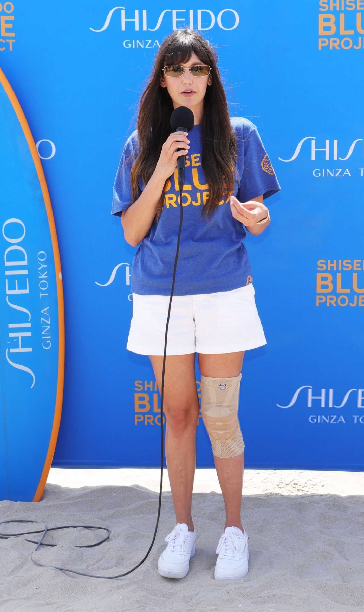 Nina Dobrev Attends 2024 SHISEIDO Blue Project Beach Clean-Up in Huntington Beach 08/07/2024