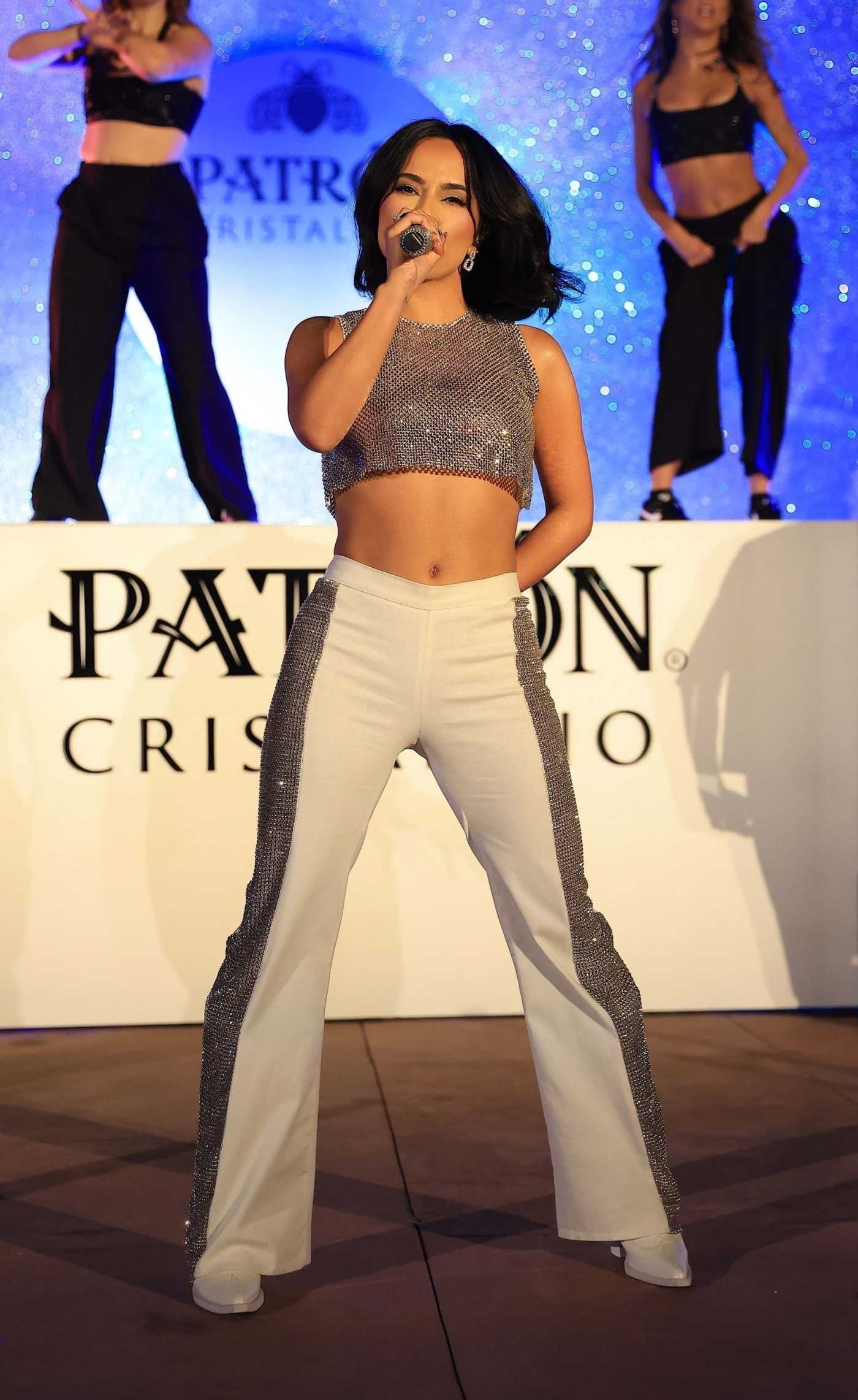 Becky G Performs at the Patron Cristalino Launch Event in Celebration of Musica Mexicana in Los Angeles 09/12/2024