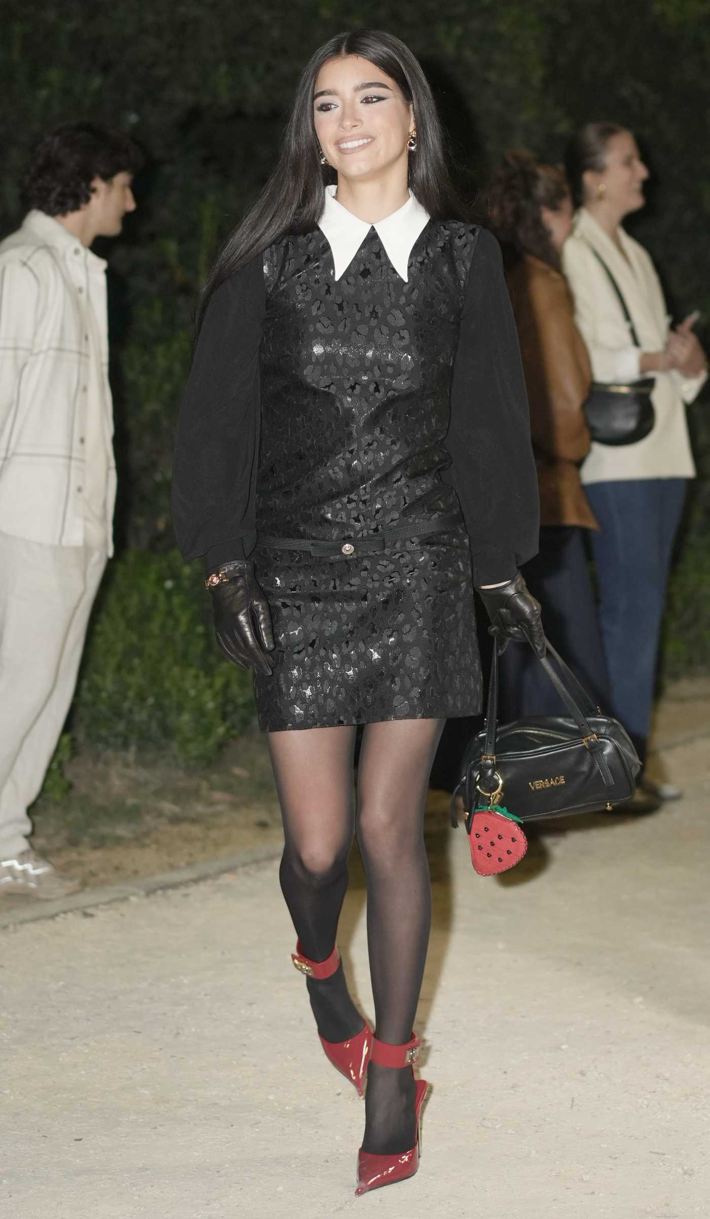 Dixie D'Amelio Attends the Versace Fashion Show During 2024 Milan Fashion Week in Milan 09/20/2024