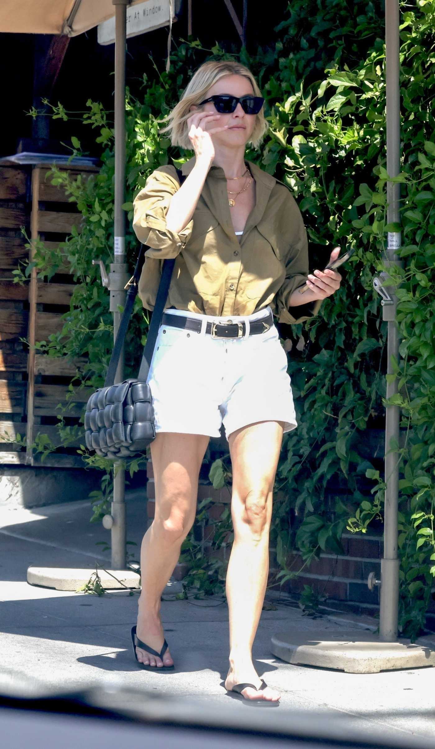 Julianne Hough in a White Shorts Was Seen Out in Los Feliz 09/09/2024