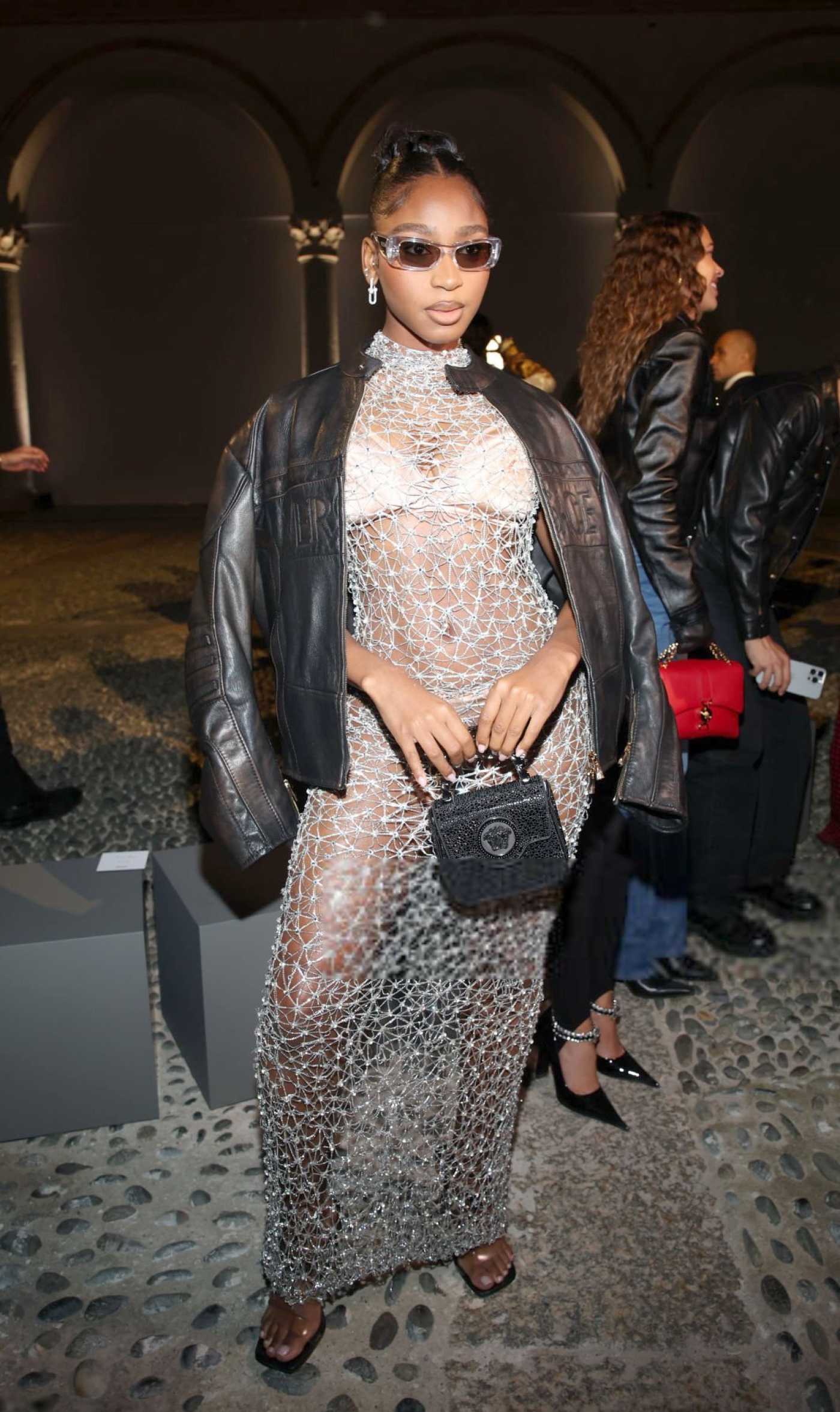 Normani Attends the Versace Fashion Show During 2024 Milan Fashion Week in Milan 09/20/2024