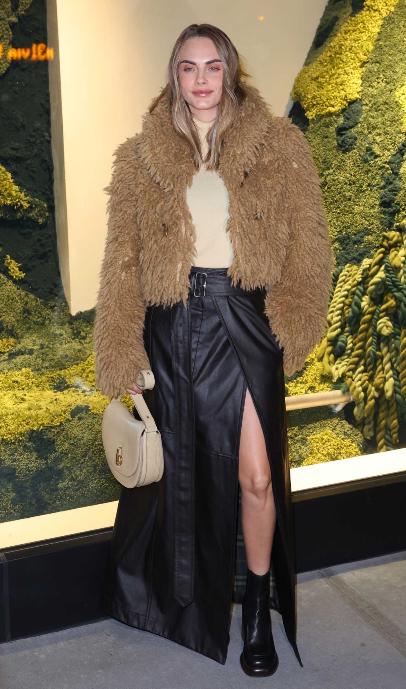 Cara Delevingne Attends the Burberry 57th Street Store Reopening in New York City 10/16/2024