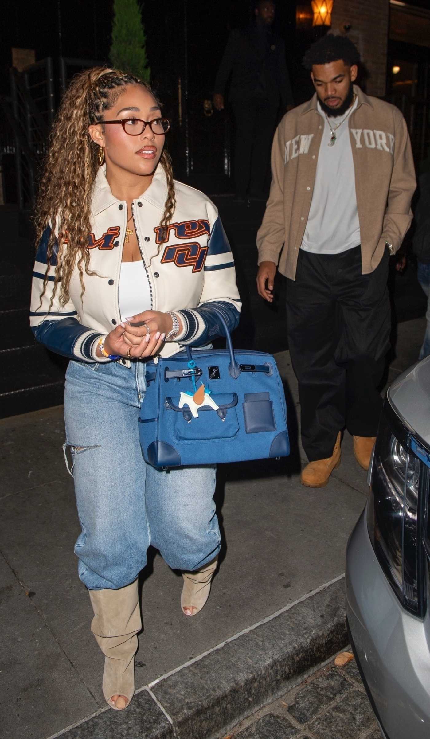 Jordyn Woods Exits Date Night with Karl Anthony Towns in New York 11/09/2024