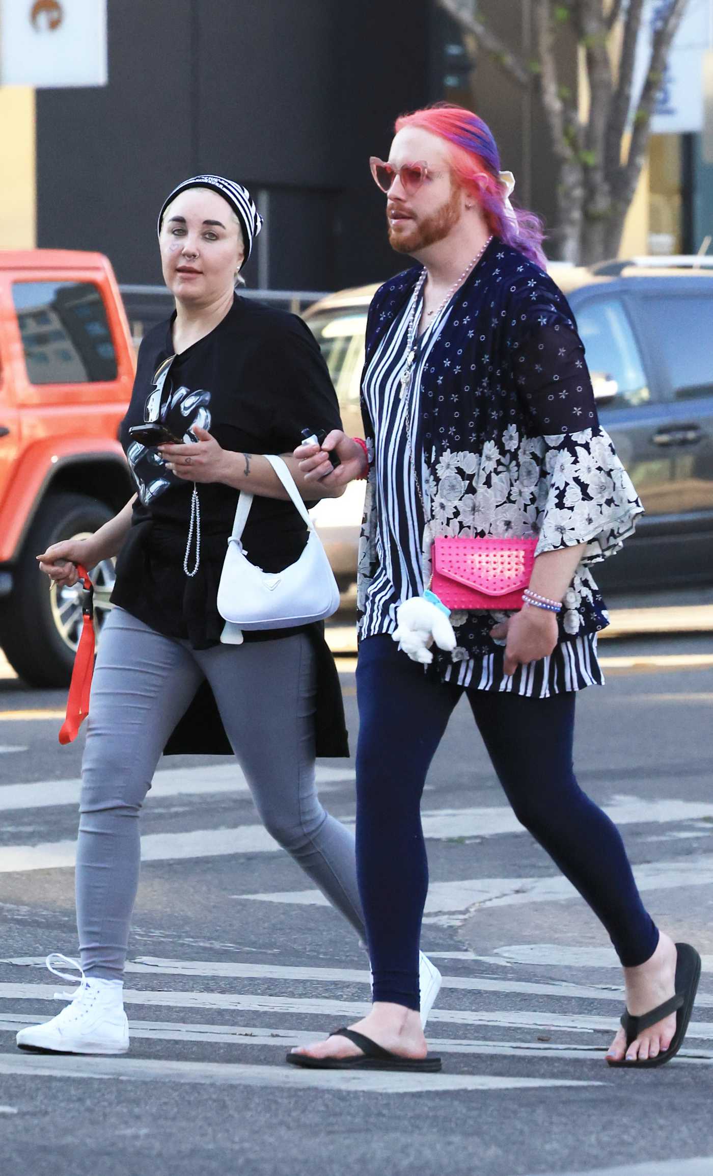 Amanda Bynes in a White Sneakers Was Spotted Out with a Friend in Los Angeles 01/11/2025