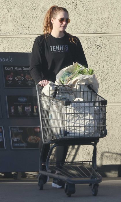 Anna Osceola in an All-Black Ensemble