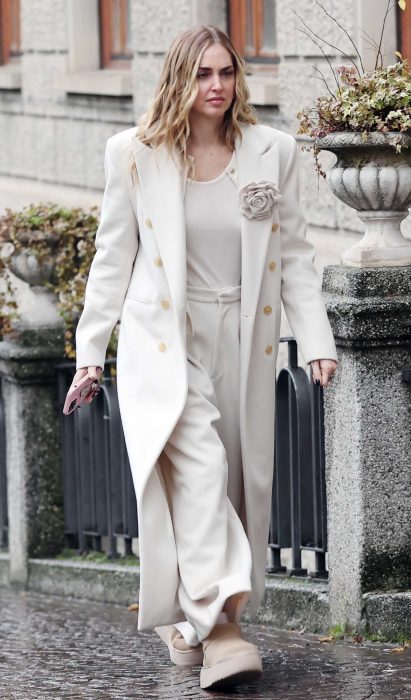 Chiara Ferragni in a White Outfit