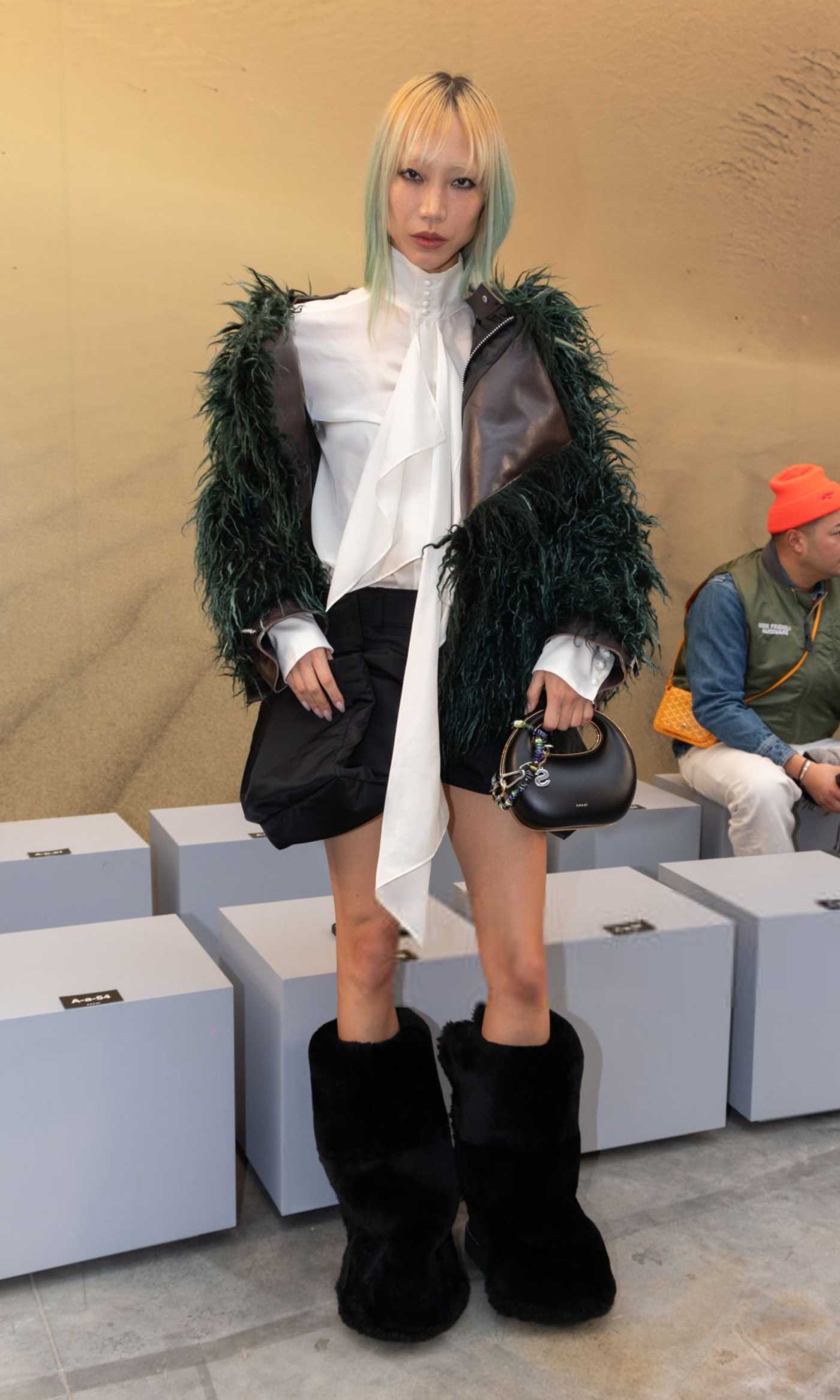 Soo Joo Park Attends the Sacai Menswear Fashion Show During 2025 Paris Fashion Week in Paris 01/26/2025