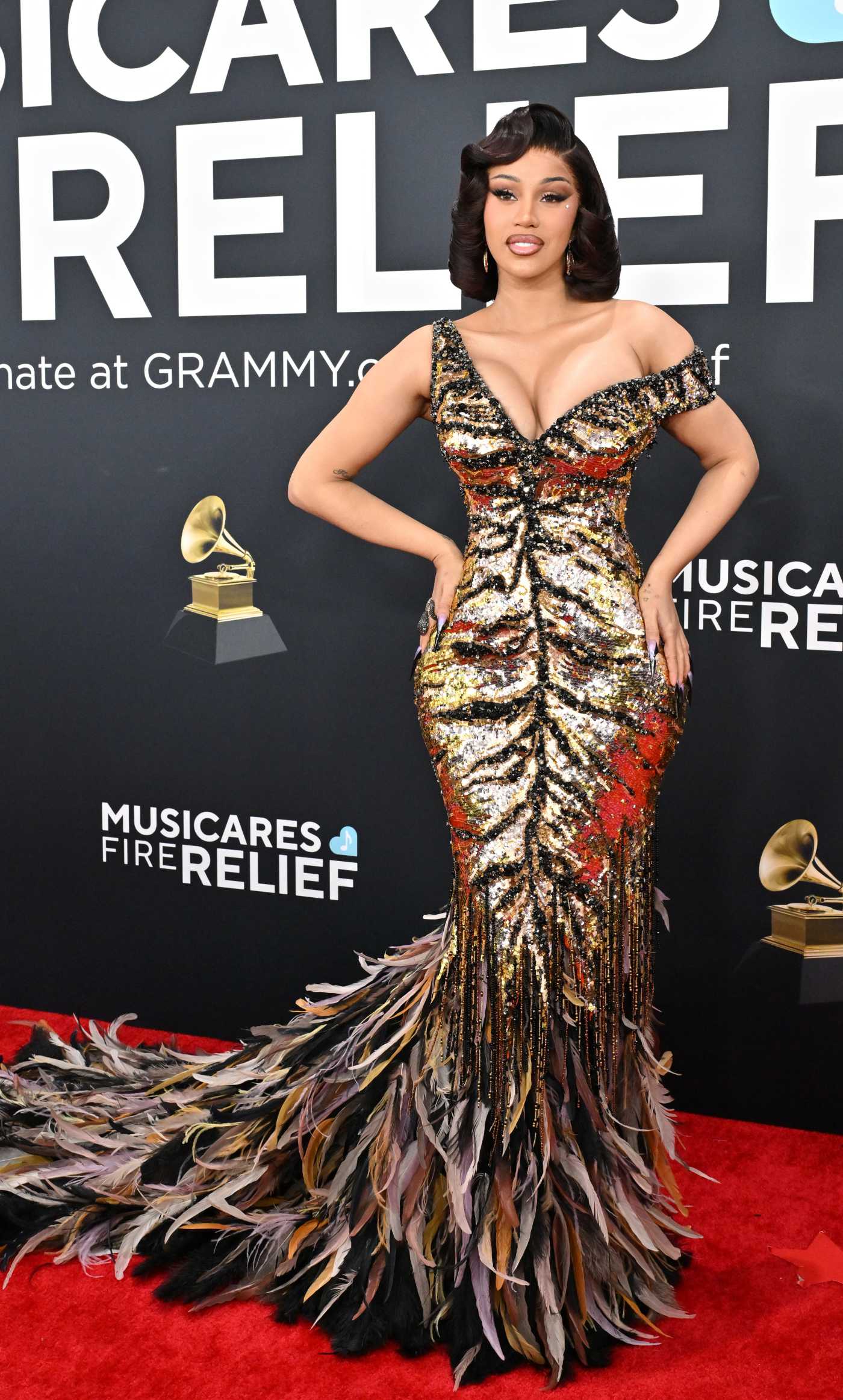 Cardi B Attends the 67th Annual Grammy Awards at the Crypto.com Arena in Los Angeles 02/02/2025