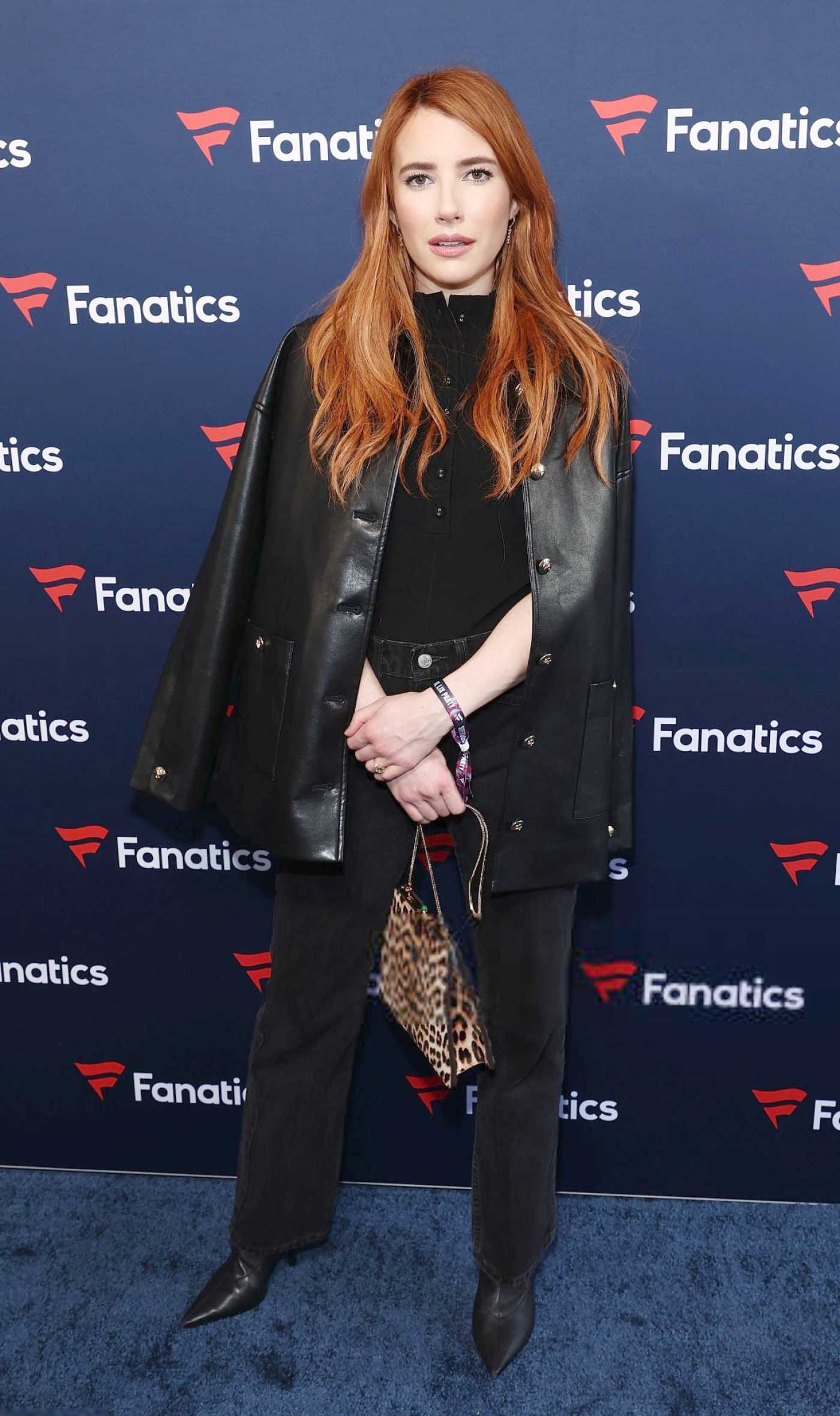 Emma Roberts Attends the Michael Rubin's Fanatics Super Bowl Party in New Orleans 02/08/2025