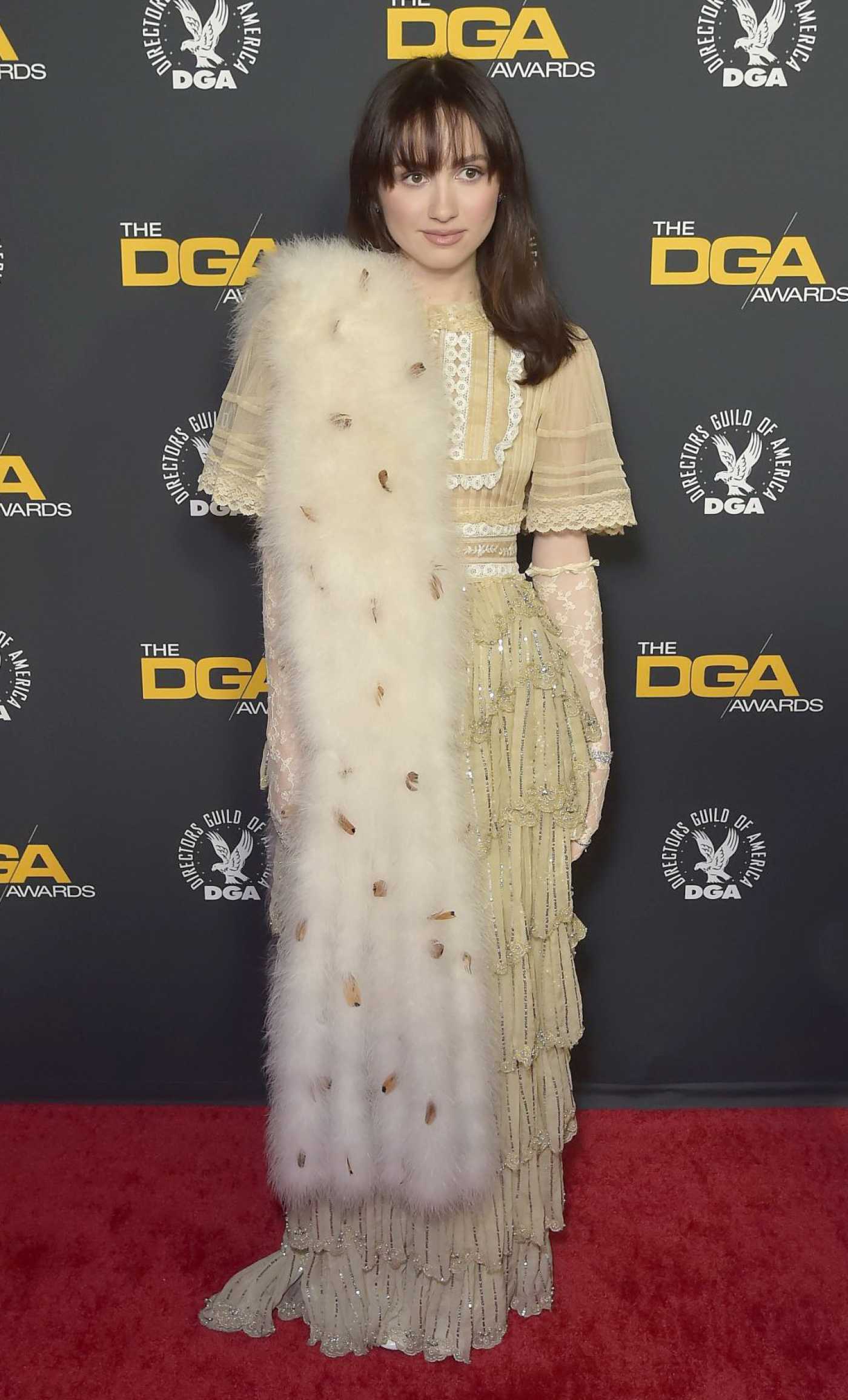 Maude Apatow Attends the 77th Annual Directors Guild of America Awards in Beverly Hills 02/08/2025