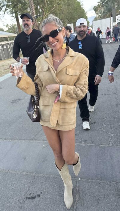 Kristin Cavallari in a Beige Blazer