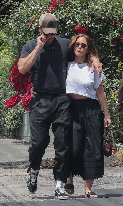 Minka Kelly in a Black Skirt