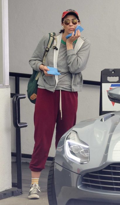 Sarah Silverman in a Grey Tee