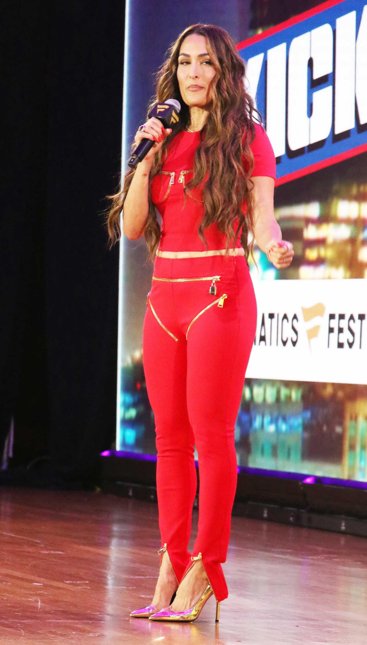 Nikki Bella Attends 2025 Fanatics Fest NYC in New York City 06/21/2025