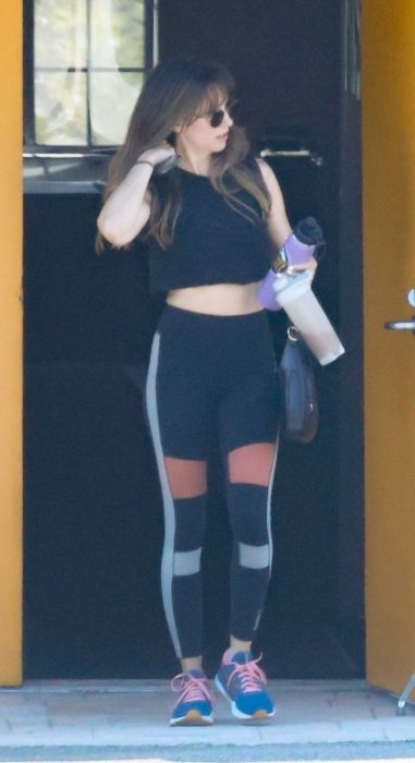 Alison Brie in a Black Top