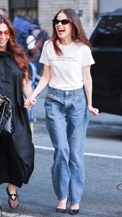 Molly Gordon in a White Tee