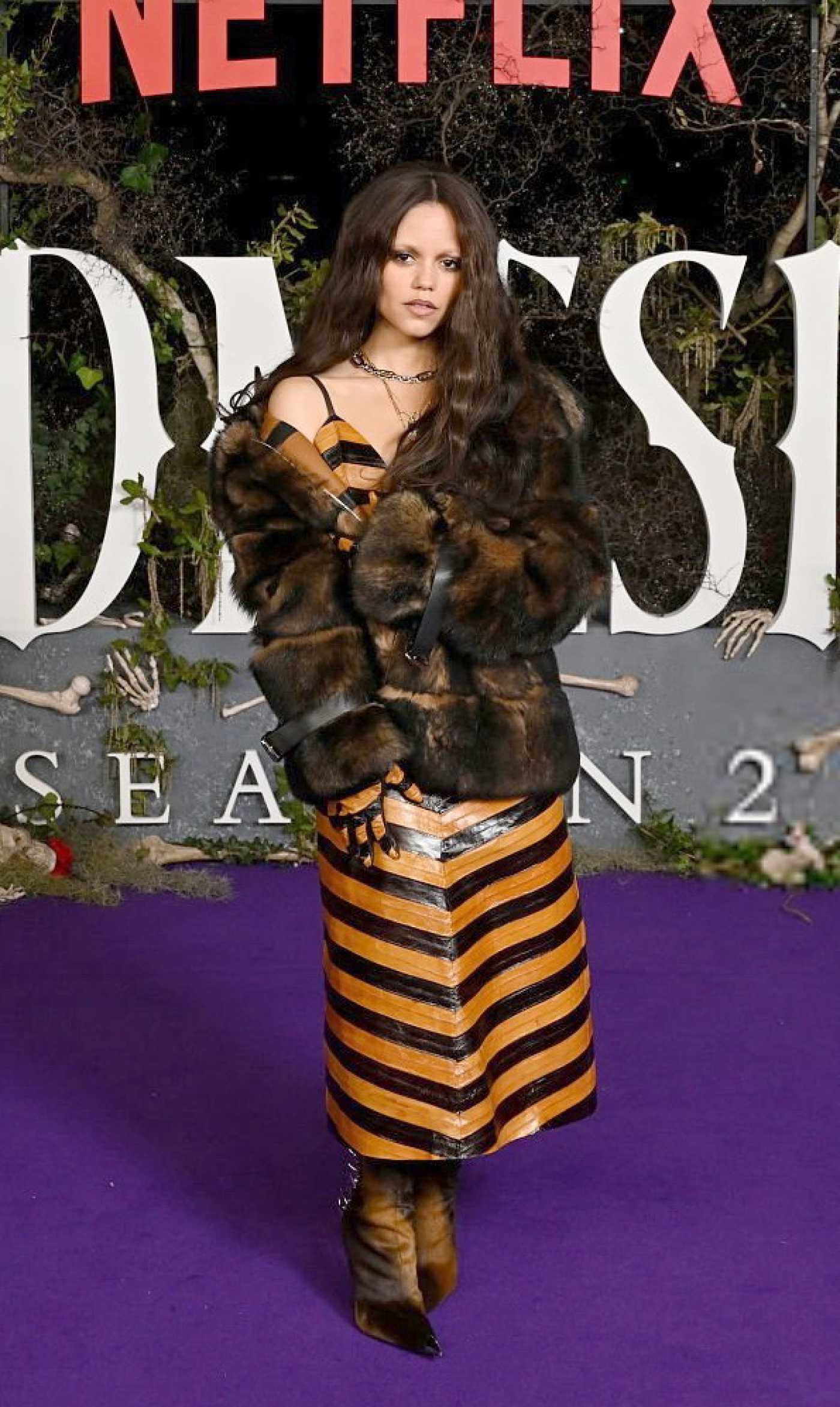 Jenna Ortega Attends the Wednesday Season 2 Wednesday Island Fan Event on Cockatoo Island in Sydney 08/16/2025