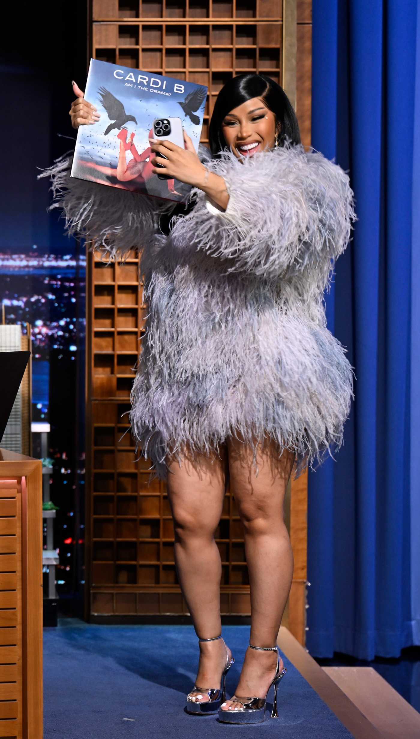 Cardi B Attends The Tonight Show Starring Jimmy Fallon in New York 09/16/2025