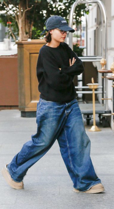 Ariana Greenblatt in a Black Cap